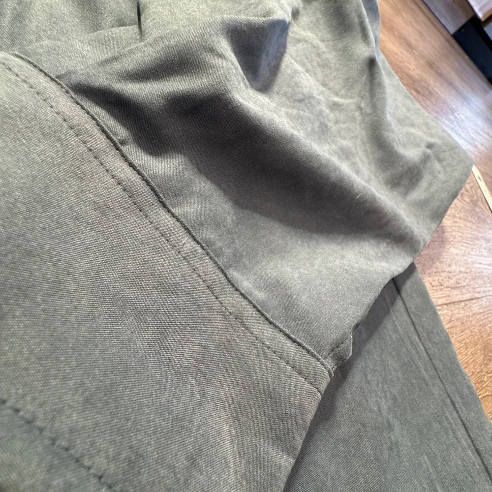 Vintage Brandini Shirt Mens XXL Blue Faux Suede Heritage Luxury Old Money Casual